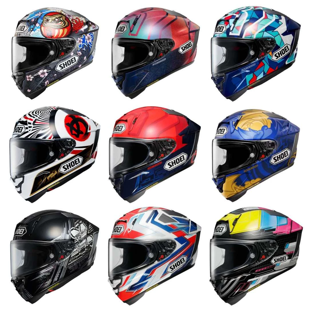 现货日本原厂进口SHOEI X15 摩托车头盔红蚂蚁招财猫赛道盔