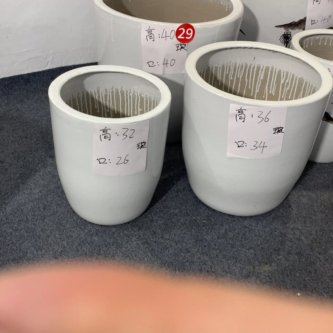 高温陶瓷花盆微瑕