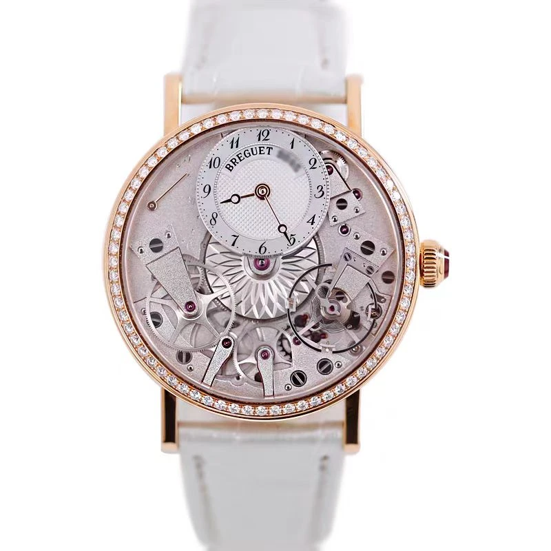 99新 BREGUET/宝玑 传世系列7038BR/18/9V6/D00D 全金原钻单表