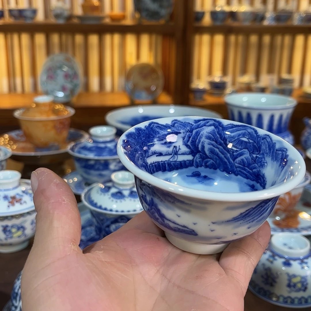 錡镇堂手工手绘杯