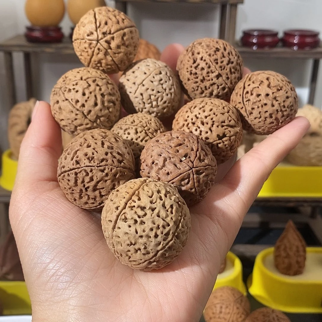 吊坠文玩核桃苯**明五瓣金刚散10颗不退不换不接受中差评