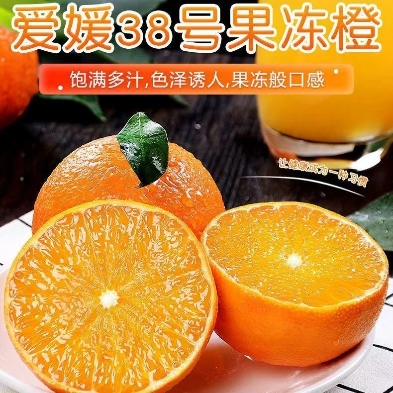 【保温发货】正宗爱媛果冻橙爆甜多汁新鲜水果手剥橙整箱4-8斤四川省