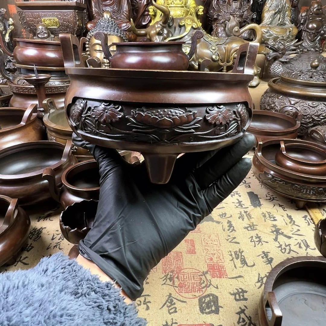香炉 家用供香炉 风水摆件 聚宝盆 家居摆件