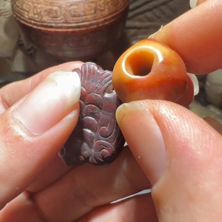 策***涯未镶嵌和田玉（糖玉）挂件