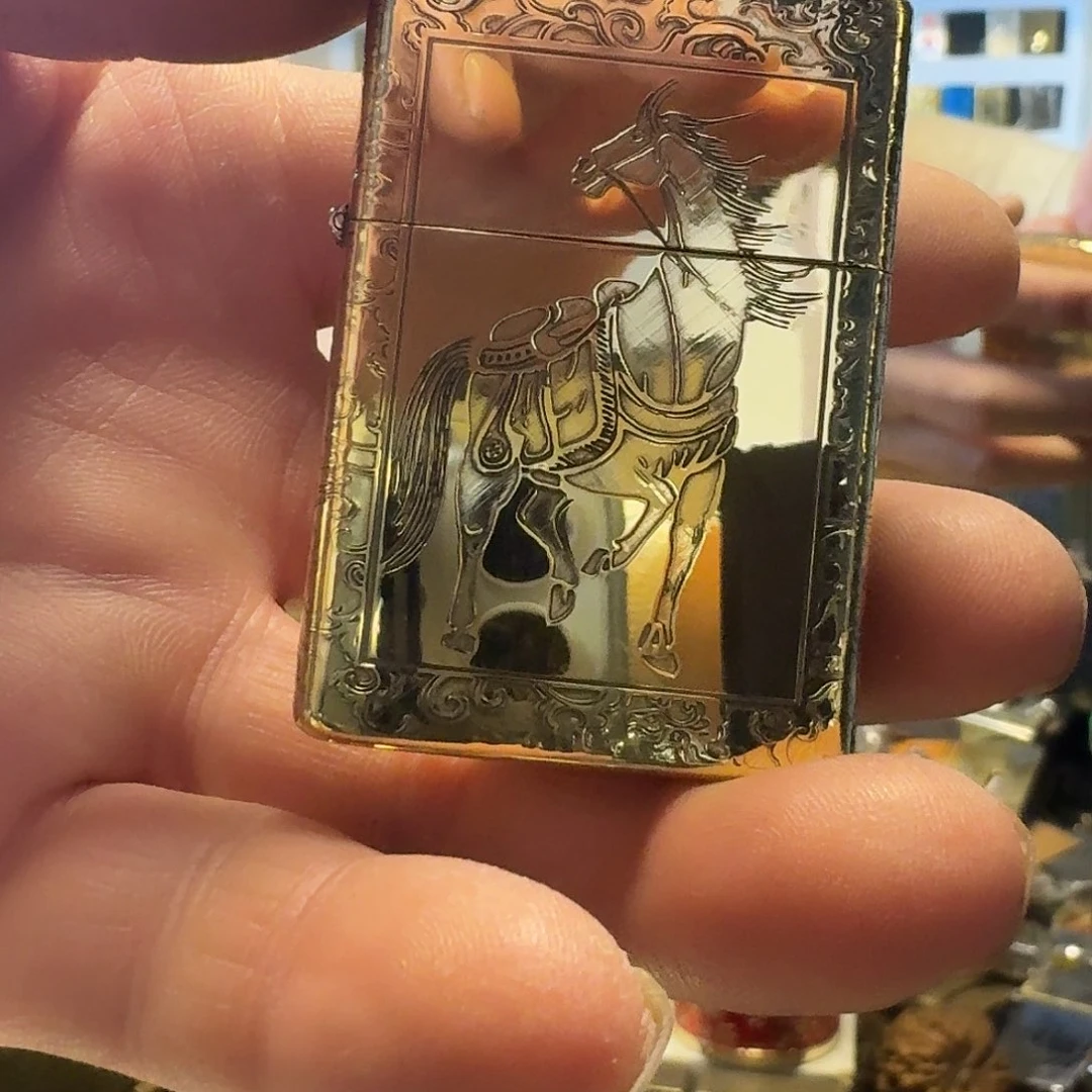 佐罗一代黄铜吕布马煤油打火机