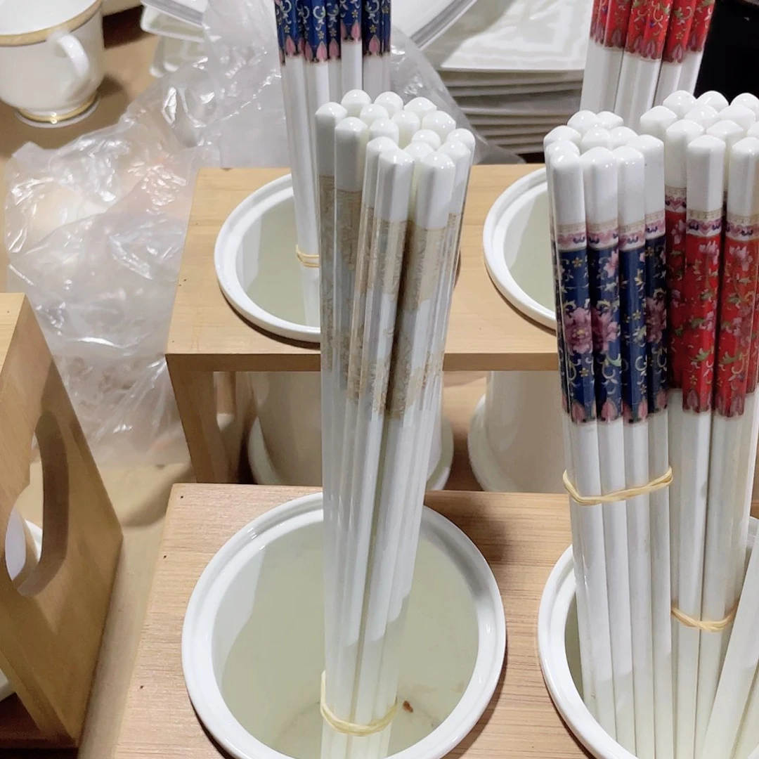 骨瓷晴*时光漫步筷子10双