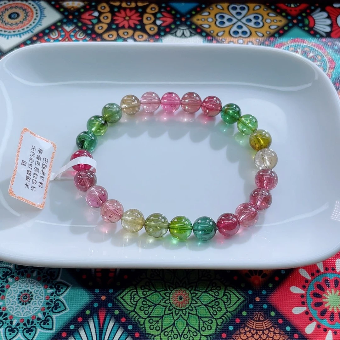 碧玺颈饰未镶嵌7.8mm左右