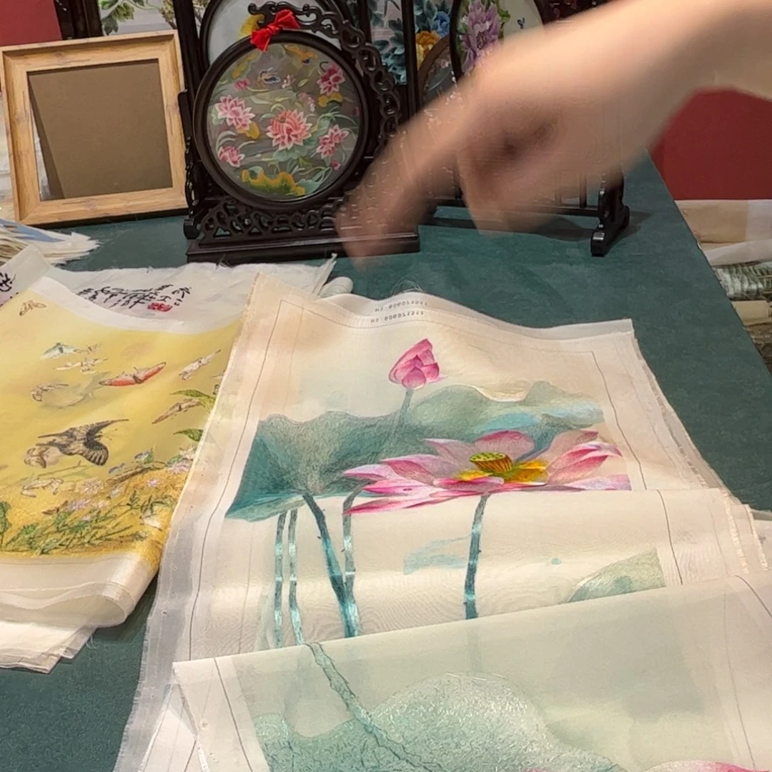 鱼***儿织绣纯手工制作的一