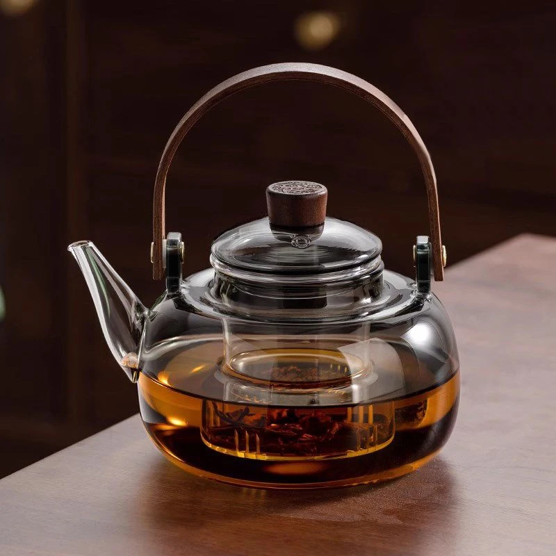 壶耐高温防爆围炉煮茶玻璃壶家用单壶新款茶壶泡茶器具茶壶茶具