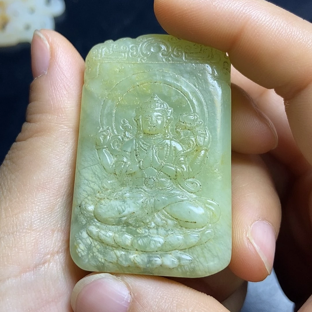 和田玉（糖玉）未镶嵌挂件