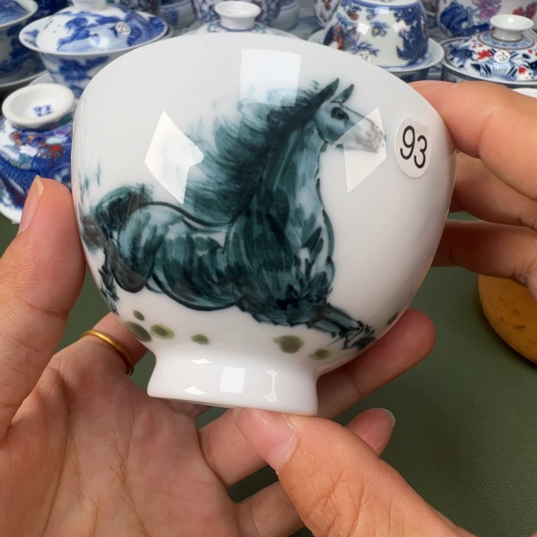 景德镇纯手工纯手绘茶具木木93