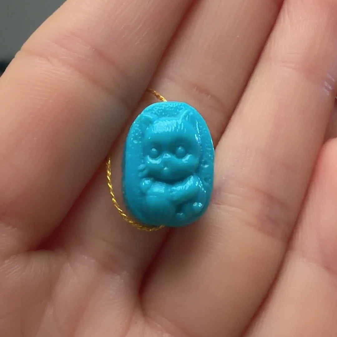 绿松石未镶嵌颈饰