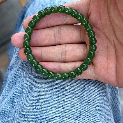 【闪购商品】手链未镶嵌和田玉（碧玉）