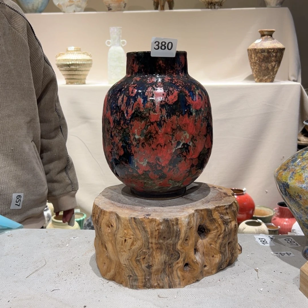 景德镇高温陶瓷380花瓶摆件花瓶摆件