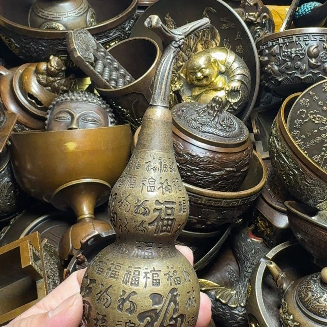 铜器摆件收收藏藏