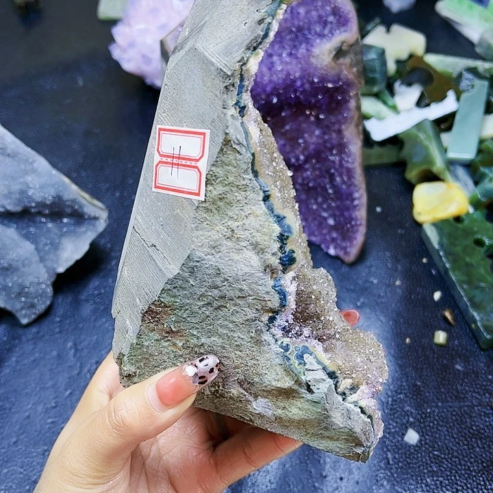 紫晶珠宝半成品未镶嵌