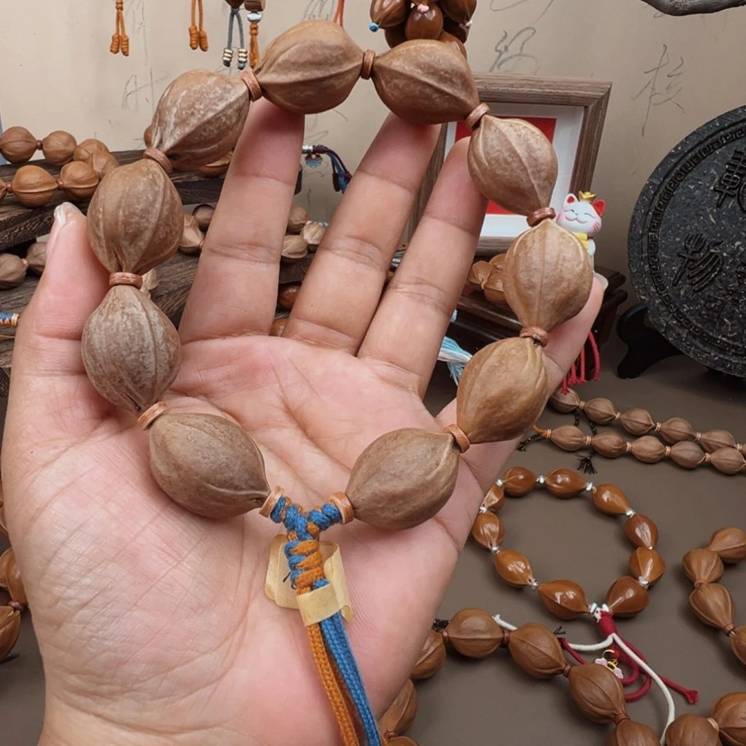 橄榄核手串/手链梅林铁核 18×26 素串鲨鱼背