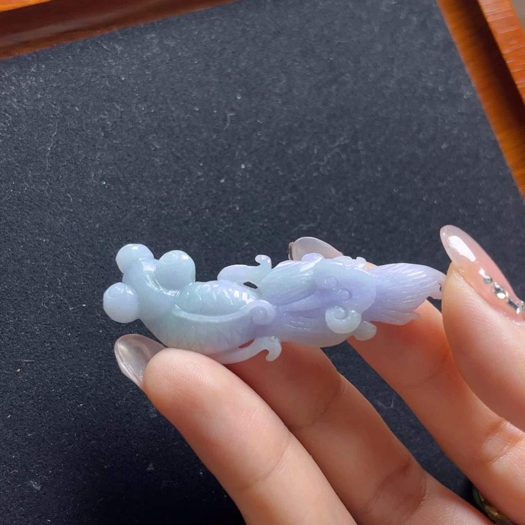 颈饰未镶嵌翡翠锦鲤