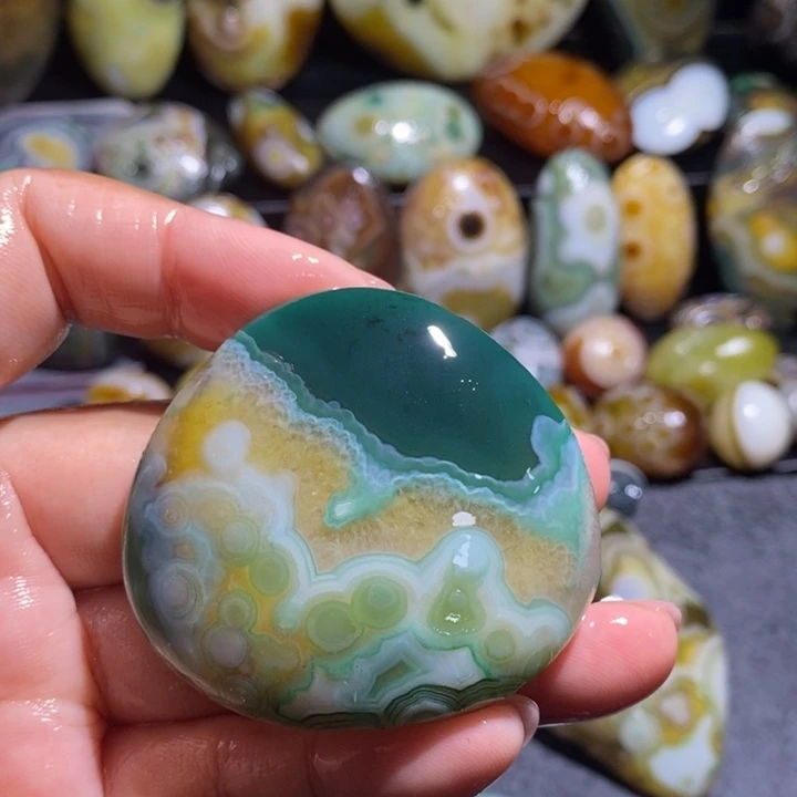 玛瑙/玉髓未镶嵌吊坠(不含链)224