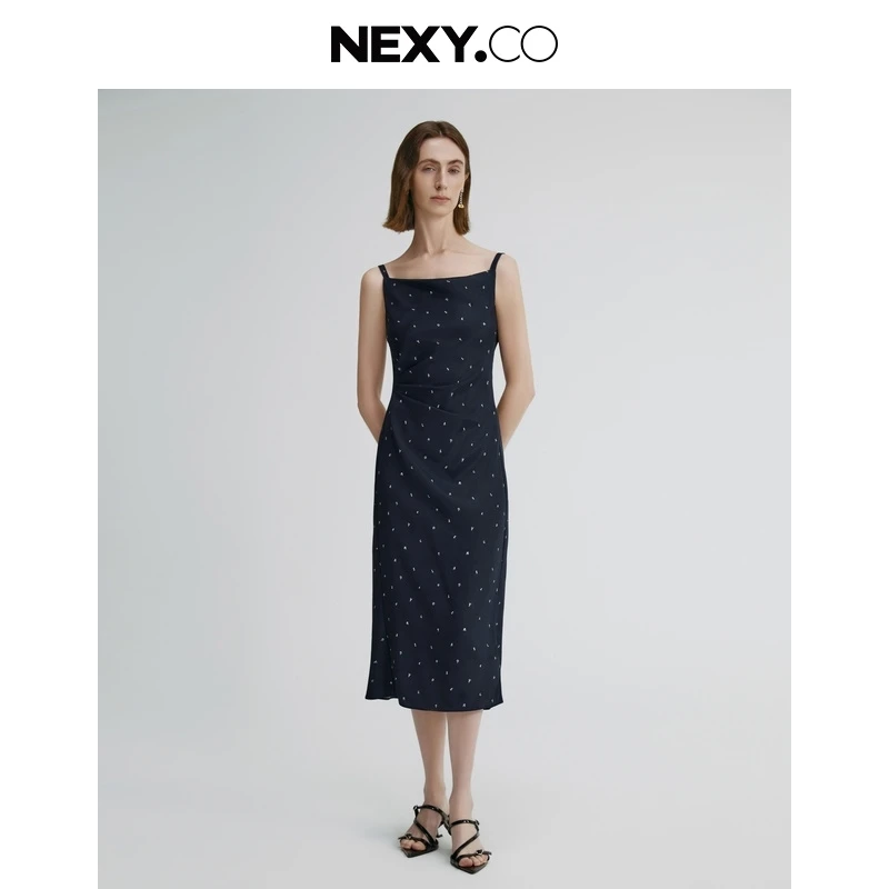 NEXY.CO/奈蔻丝绸连衣裙|25年爆款|高贵|高级感轻奢|XF05506Q7