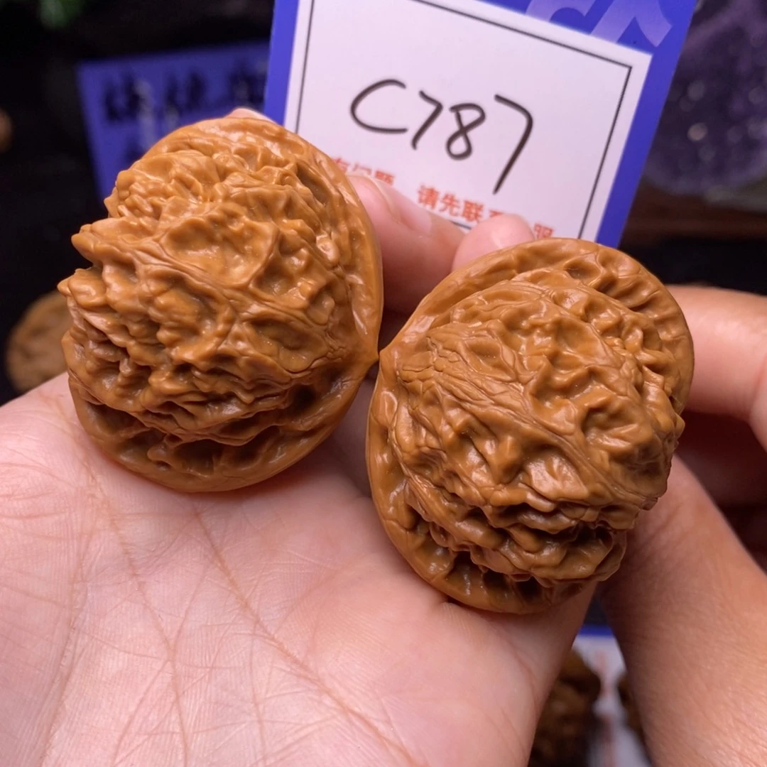 文玩核桃把件43宫灯c787