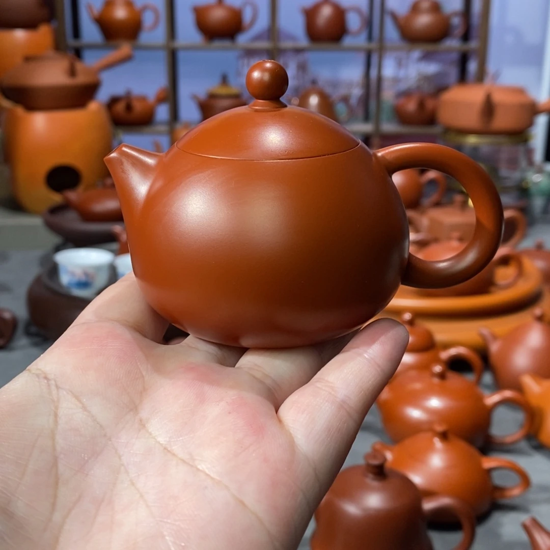 茶壶紫砂老安顺壶章广鑫单印文旦壶110cc