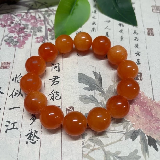 机油红老密手串 时尚单圈手串16mm A110