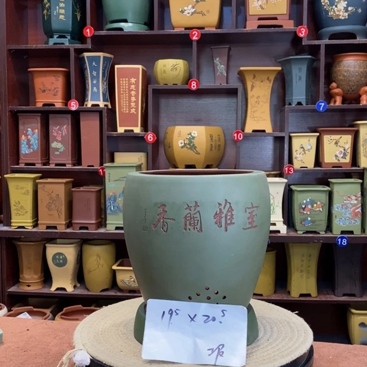 紫砂花盆紫砂作品