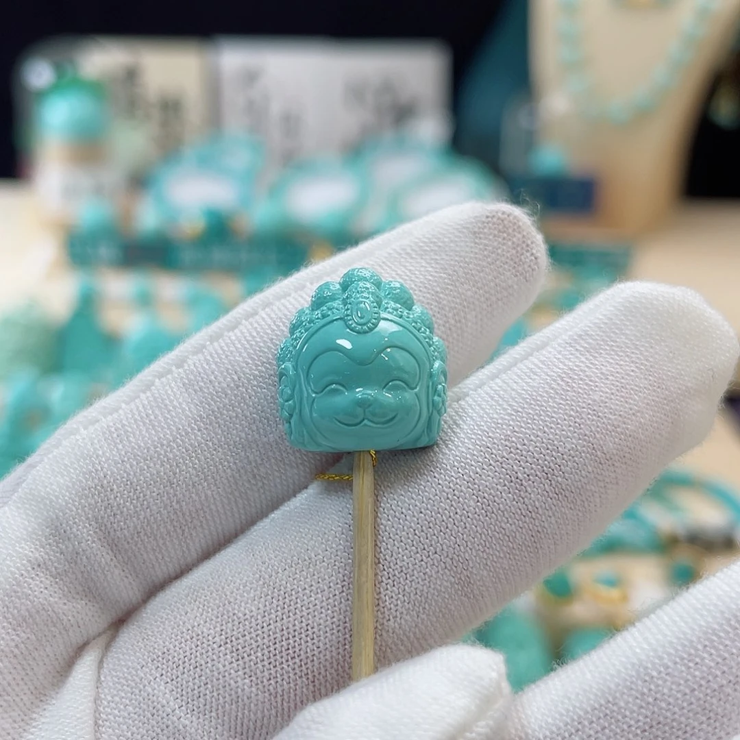 绿松石珠宝奇石未镶嵌