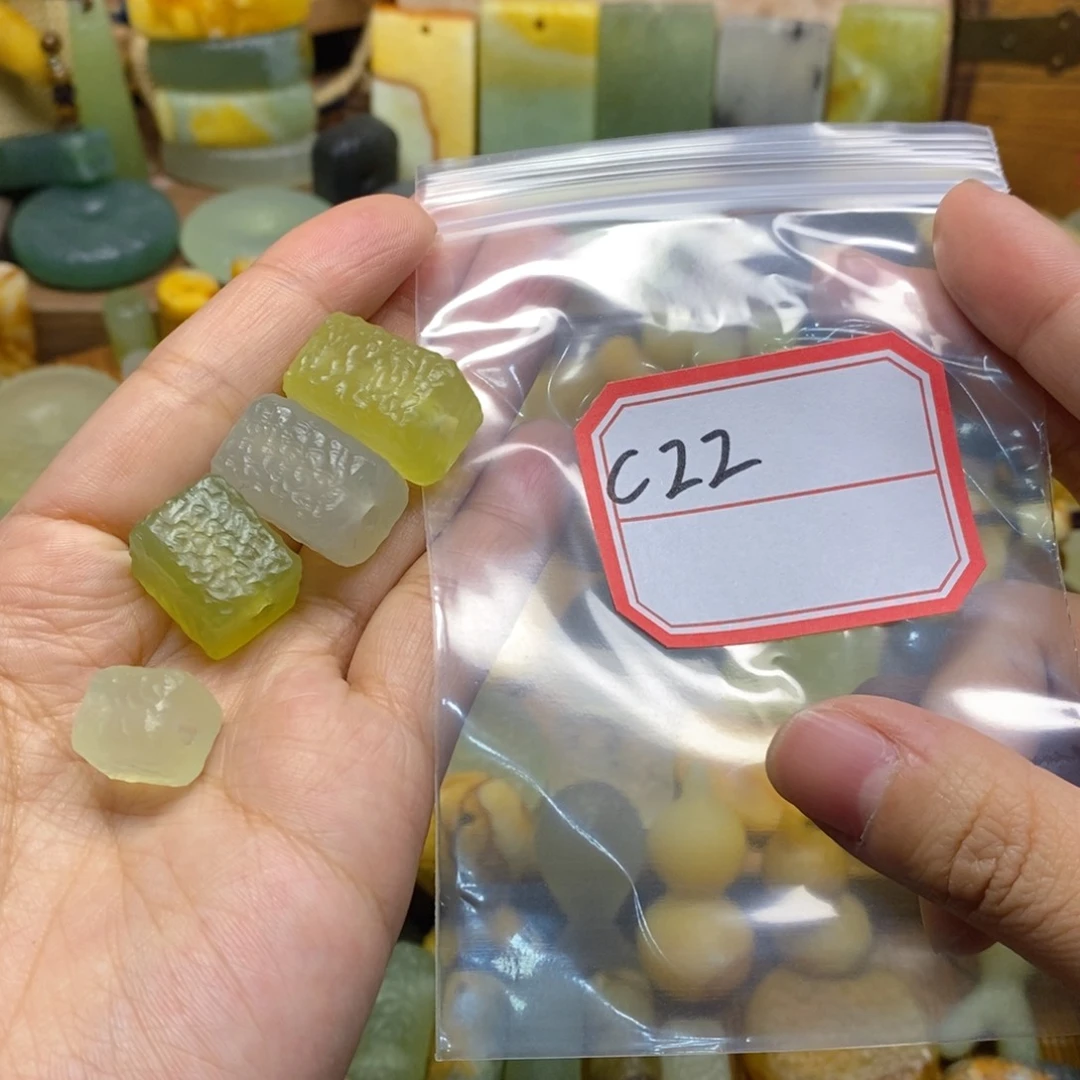 未镶嵌岫玉纯天然开***爸