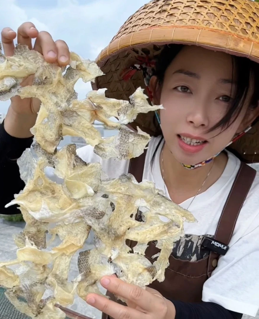 淡晒鲈鱼肉片 海鲈鱼去骨切肉片生晒鱼干海产干货500克广东阳江