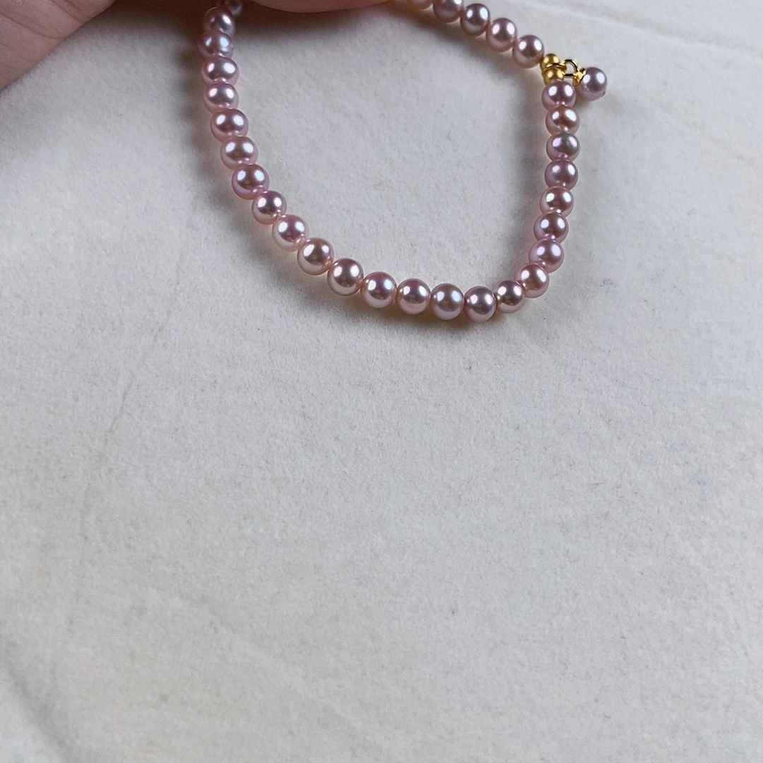 淡水珍珠手绳银S925镶嵌