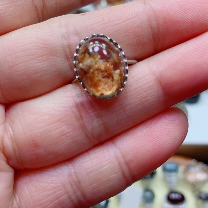 水晶戒指未镶嵌水晶