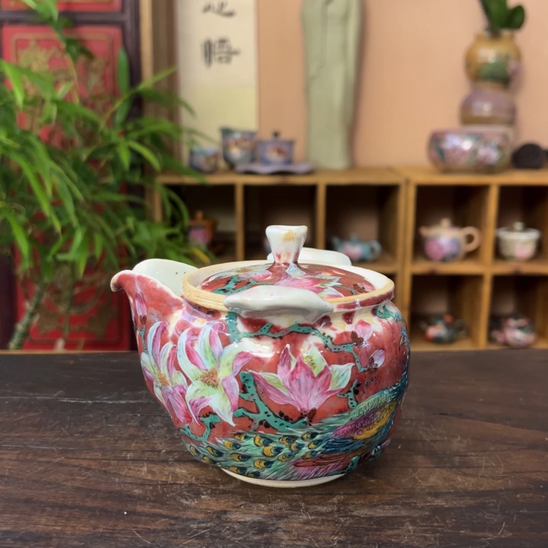 柴烧手工手绘陶瓷
