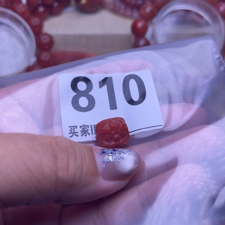 是***呀颈饰未镶嵌南红玛瑙
