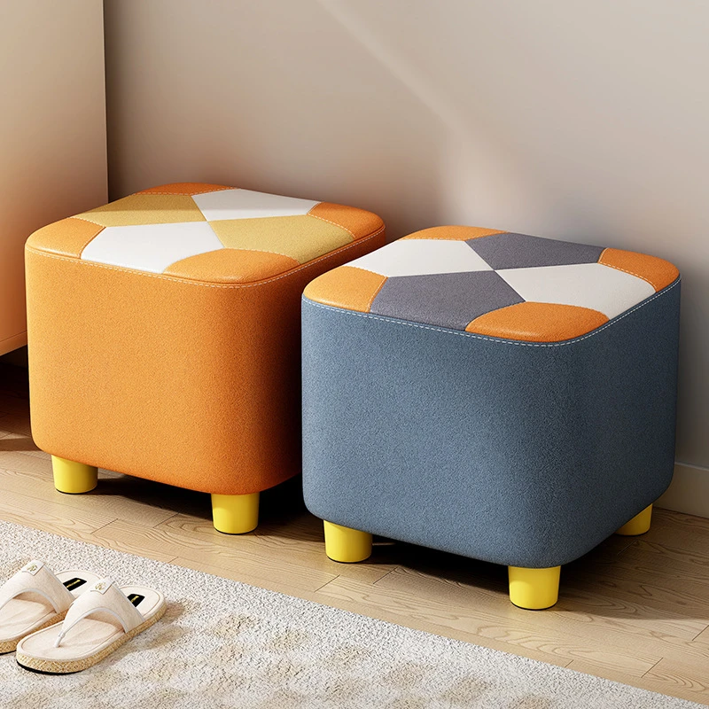 小凳子家用矮凳客厅茶几小板凳高级感沙发凳实木换鞋凳出租房结实