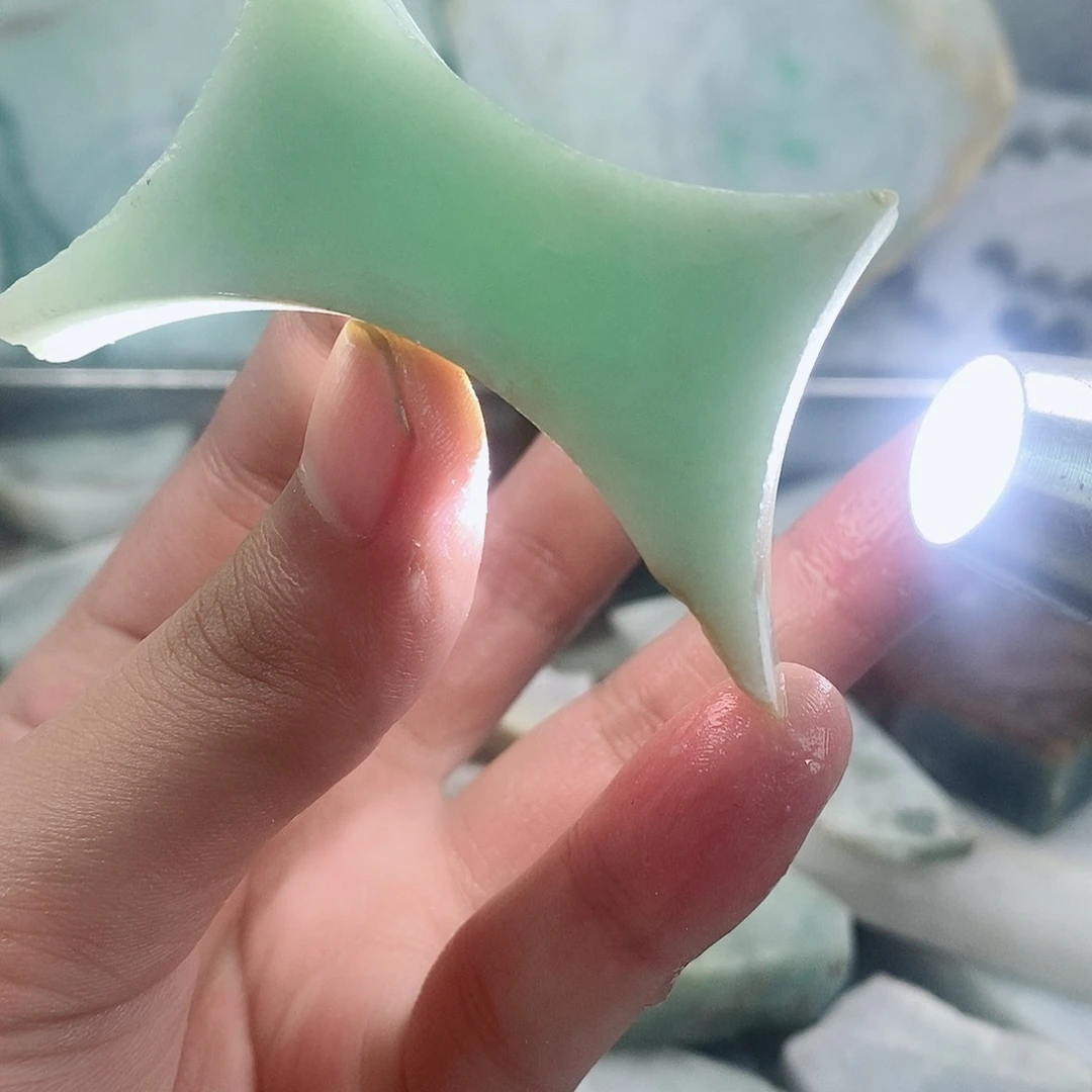 翡翠散珠天然缅甸翡翠a货54