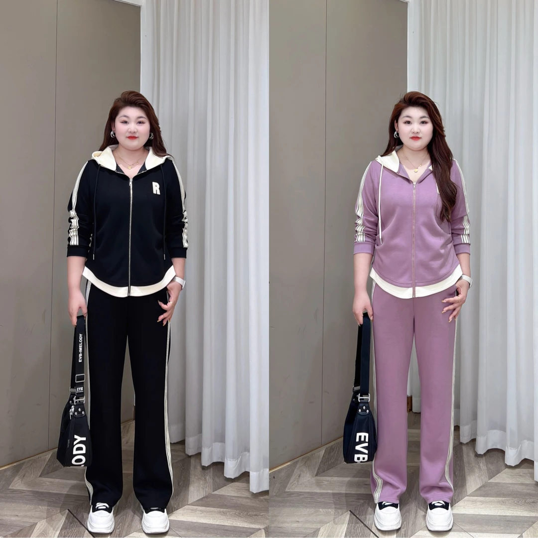 【现货】PMM81738+PMM81739春夏撞色百搭显瘦休闲减龄运动套装