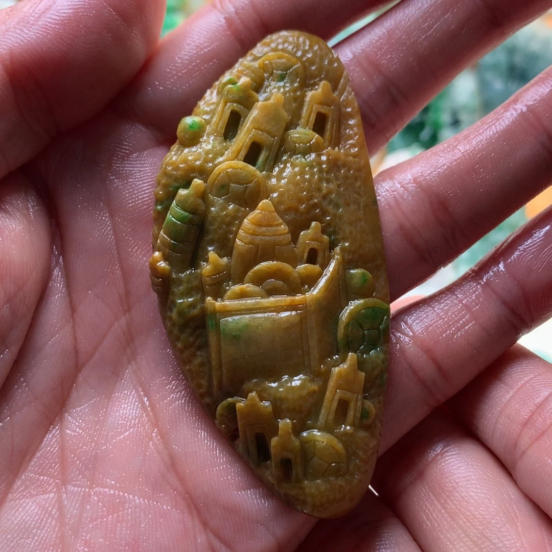 未镶嵌定制翡翠八破