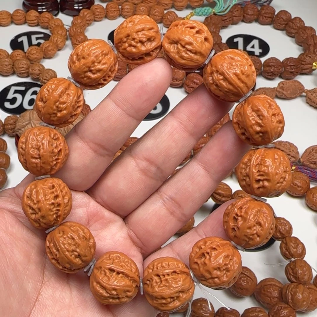文玩核桃吊坠粗筋八棱