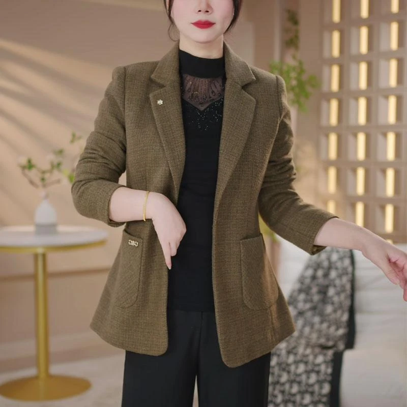 （运费险）高端大气小西服上衣春秋新款女士设计感早秋小个子高级感