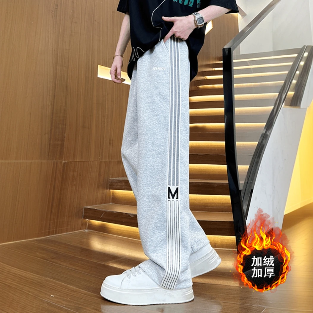 秋季新款休闲裤男生运动百搭潮流时尚港风青少年秋冬季宽松长裤