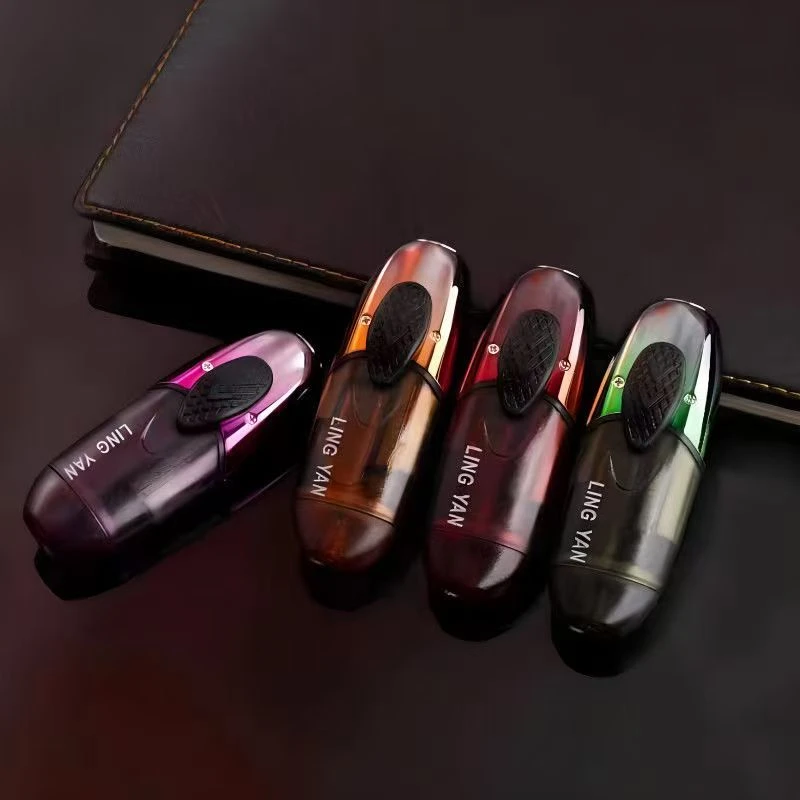 【网红同款】男士户外创意打火机防风时尚高档便携蓝焰直冲送男友礼