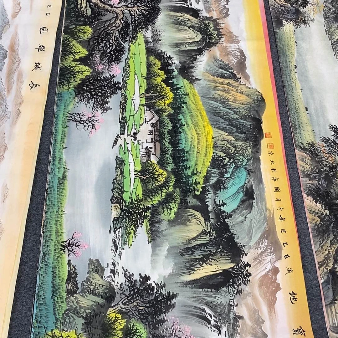 国画画画真的画画