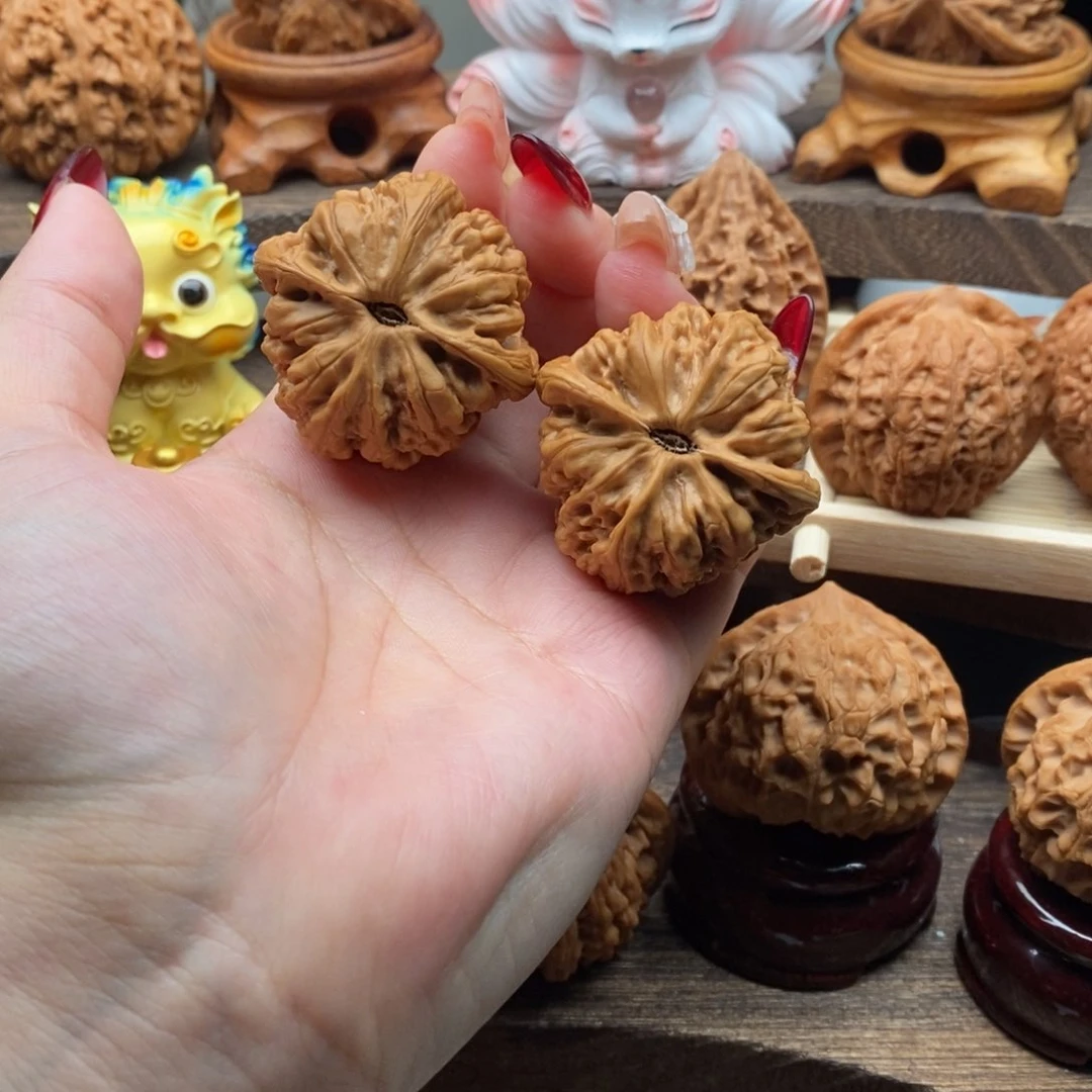 吊坠文玩核桃40全品平谷九龙