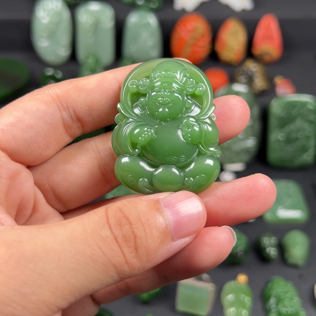 和田玉（碧玉）未镶嵌挂件