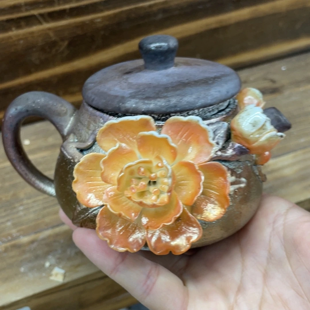 茶壶柴烧茶壶茶壶
