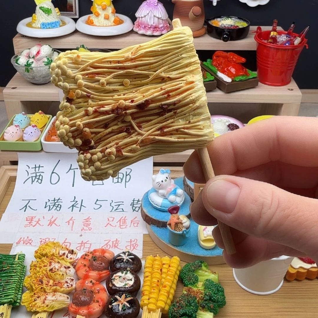 树脂食玩冰箱贴凭开箱视频售后