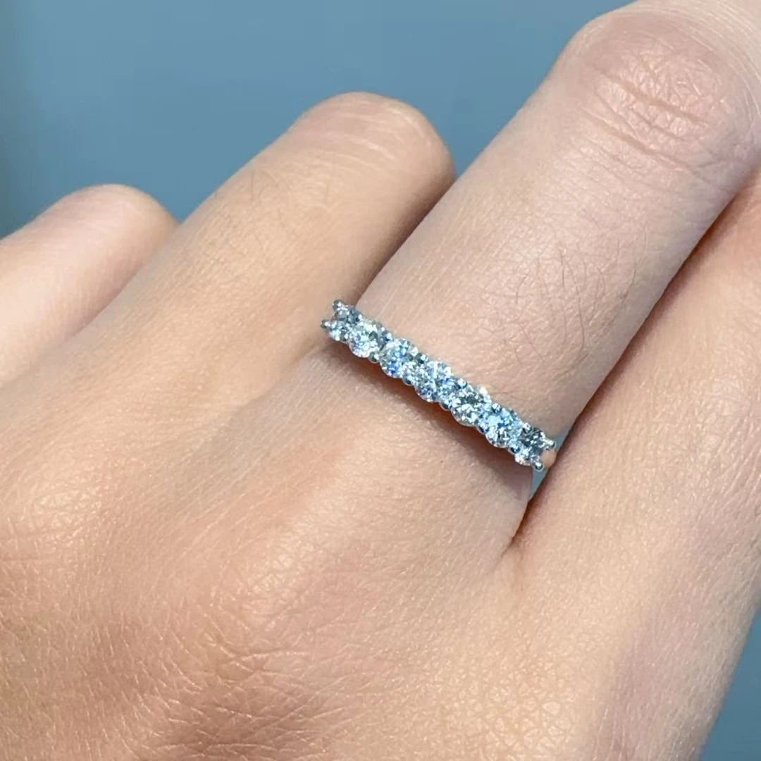 【小晗专属】婷婷公主五十分钻石戒指  经典百搭时尚 多样性发其一