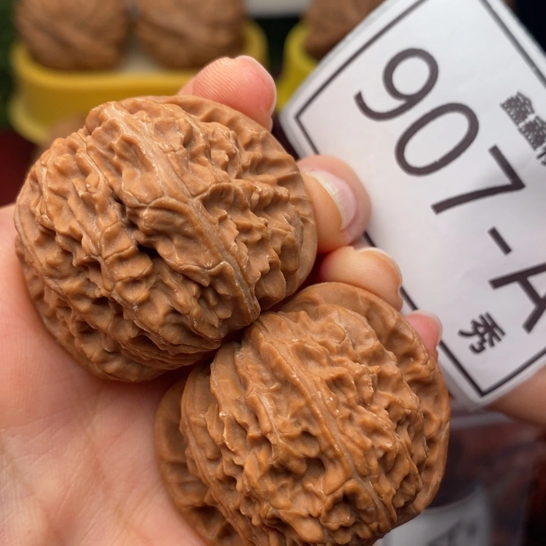 把件文玩核桃白狮子38……